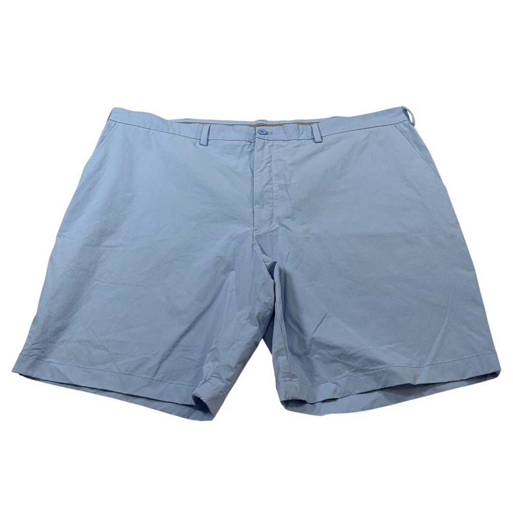 Vineyard Vines Mens On-The-Go Shorts Light Blue Stretch Performance Size 50B